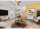 Stylish living room with ample seating, modern decor, and an open layout, perfect for entertaining at 1821 Ethel Guest Ln, Charlotte, NC 28206