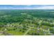 An aerial perspective reveals a residential community nestled amidst lush greenery, showcasing a peaceful neighborhood setting at 195 Antler Dr, Statesville, NC 28625