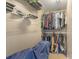 Walk-in closet with wire shelving and plenty of space for hanging clothes and storage at 195 Antler Dr, Statesville, NC 28625