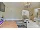 Hardwood floors throughout the house with access to the dining room at 206 Pine Meadow St, Hickory, NC 28601
