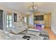 Modern living room featuring hardwood floors, bright lighting, and modern sofas at 206 Pine Meadow St, Hickory, NC 28601