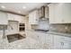 Well-equipped kitchen with stainless steel appliances, granite countertops, and white cabinets at 206 Streamwood Rd # 32, Troutman, NC 28166