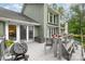 View of the deck with gas grill, table, and storage; offering plenty of space for outdoor entertainment at 3005 Vernell Ln, Shelby, NC 28150
