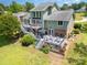 Spacious back deck offers ample room for outdoor entertaining and stunning views at 3005 Vernell Ln, Shelby, NC 28150