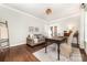 Bright office featuring hardwood floors, neutral paint, desk, couch, and ample natural light at 4016 Spring Cove Way, Belmont, NC 28012