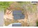 Aerial top down view of new home under construction with a dark shingled roof at 522 Herms Ave, Mount Holly, NC 28120