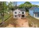 Front exterior view of new home construction with porch and yard at 522 Herms Ave, Mount Holly, NC 28120