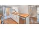 Stylish kitchen featuring stainless steel appliances and butcher block island at 5421 Princess St, Charlotte, NC 28269