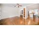 Inviting living room with hardwood floors and an open floor plan at 5421 Princess St, Charlotte, NC 28269