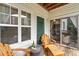 Cozy outdoor patio with comfortable seating, perfect for relaxing and enjoying the view at 5730 Closeburn Rd # H, Charlotte, NC 28210