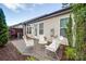 Charming outdoor patio with seating, landscaping, and a cozy atmosphere at 5918 Barrowlands Ct, Charlotte, NC 28210