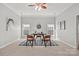 Well-lit home office space with carpet and neutral walls at 6424 Chadwell Ct, Fort Mill, SC 29707