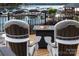 Relax on the deck by the firepit with beautiful water views at 7220 Swansea Ln, Cornelius, NC 28031