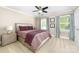 Comfortable bedroom with two windows and neutral carpet at 7220 Swansea Ln, Cornelius, NC 28031