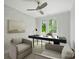 Bright office space with modern desk and neutral decor at 945 Westbrook Dr # A, Charlotte, NC 28202
