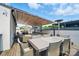 Relax on the rooftop deck with ample seating and a retractable awning for shade on sunny days at 945 Westbrook Dr # A, Charlotte, NC 28202