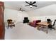 Spacious bonus room features vaulted ceiling, plush carpeting, and comfortable seating with plenty of space for relaxing and entertaining at 1010 Nutall Oak Ln, Belmont, NC 28012