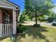 Close up of the front porch showing brick details and some landscaping at 11505 Sweetbriar Ridge Dr, Charlotte, NC 28269