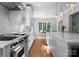 Spacious kitchen with a center island, and modern appliances at 12835 Ninebark Trl, Charlotte, NC 28278