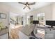 Bright office space with ample desk space, natural light, and view of the foyer at 146 Comata Rd, Mooresville, NC 28117