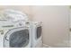 Functional laundry area with modern LG washer and dryer appliances for efficient chores at 15037 Taylor Ridge Ln # 25, Charlotte, NC 28273
