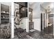Elegant bathroom with a glass-enclosed shower, stylish vanity, and modern fixtures at 16109 Reynolds Dr, Indian Land, SC 29707