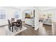 Open-concept living areas include dining and living spaces with hardwood floors and neutral decor at 191 Tackle Box Dr, Troutman, NC 28166