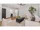 Spacious living room featuring hardwood floors, ample seating, and modern decor at 2224 Highland St, Charlotte, NC 28208