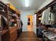Spacious walk-in closet with custom shelving and storage solutions for organized living at 2279 Eversham Nw Dr, Concord, NC 28027