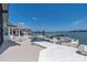 Beautiful backyard featuring pool, spa and plenty of deck space, all with stunning lake views at 3386 Governors Island Dr, Denver, NC 28037