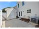 Backyard featuring building, stairs, and air conditioning unit at 4100 B Christine Ln, Waxhaw, NC 28173