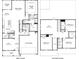 Detailed floor plan showcasing the layout of the first and second floors with room dimensions at 431 Bent Burr Crk, York, SC 29745