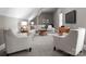 Bright living room with gray walls, a comfortable sofa, and a flat screen television at 4429 Cameron Oaks Dr, Charlotte, NC 28211
