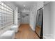 Bright walk-in closet with custom shelving and full-length mirror at 4429 Cameron Oaks Dr, Charlotte, NC 28211