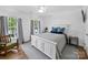 Cozy bedroom featuring natural light, hardwood floors, and neutral walls, creating a relaxing space at 7006 Olde Sycamore Dr, Mint Hill, NC 28227