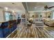 Open-concept living room with granite bar seating, ideal for entertaining and modern living at 800 Sunset Rd, Cherryville, NC 28021