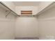 Walk in Closet with shelving at 8017 Prince George Rd, Charlotte, NC 28210