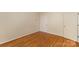 Bedroom with hardwood floors and convenient access to the doorway offers natural light at 830 Cabaniss Dr, Shelby, NC 28150