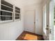 Entryway with tile floor, white walls, windows, and door at 830 Cabaniss Dr, Shelby, NC 28150