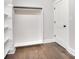 Walk-in closet with built in shelving and a clothes rod at 9527 Walkers Ferry Rd, Charlotte, NC 28214