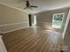 Bright and airy bedroom with new flooring, offering a cozy retreat for restful nights and relaxation at 1016 Old Thompson Ave, Lancaster, SC 29720