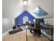 Bonus room with vaulted ceilings and a workstation at 10452 Quiet Bay Ct, Charlotte, NC 28278
