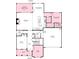 Detailed floor plan showing the layout of the main level, including the kitchen, dining, and living areas at 1102 Sugar Creek Rd, Indian Land, SC 29707