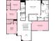 Detailed floor plan showcasing the upper level of the house, including bedrooms, bathrooms, and a game room at 1102 Sugar Creek Rd, Indian Land, SC 29707