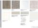 Selection of interior finishes, including flooring, countertops, backsplash, and cabinet door styles at 1102 Sugar Creek Rd, Indian Land, SC 29707