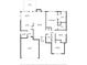 Detailed floor plan showcasing the layout of the home, including bedrooms, bathrooms, and living areas at 11332 Ridge Oak Dr, Charlotte, NC 28273