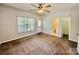 Spacious bedroom with a ceiling fan, large window and an ensuite bathroom at 1176 Constitution Park Blvd, Rock Hill, SC 29732