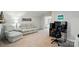 Cozy game room featuring plush seating, a neon sign, and entertainment setup at 1360 Dali Blvd, Mount Holly, NC 28120