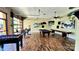 Game room featuring a pool table, shuffleboard, foosball, and stylish decor for entertainment at 1360 Dali Blvd, Mount Holly, NC 28120