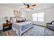 Cozy main bedroom with a decorative rug, lamps, natural light and comfortable bed creating a relaxing ambiance at 1924 Lakeview Dr, Rock Hill, SC 29732